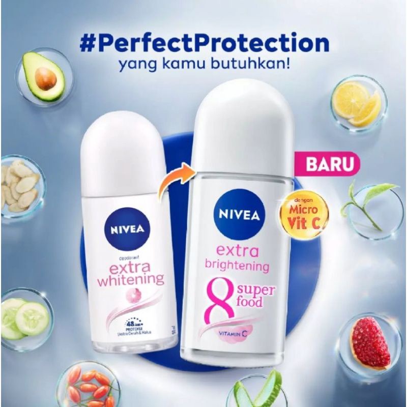 PROMO NIVEA BRIGHTENING ROLL ON 50 (BESAR)/NIVEA ROLL ON/NIVEA/ROLL ON