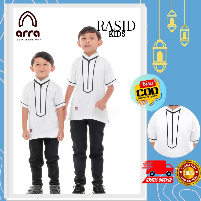 Baju muslim koko polos couple setelan keluarga pria laki laki dewasa ayah bayi anak laki laki stelan