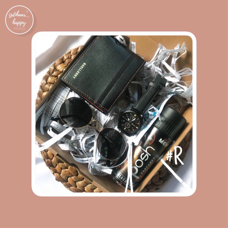 PARFUM JAM TANGAN DOMPET HADIAH COWOK | GIFT ULANG TAHUN |KADO PACAR