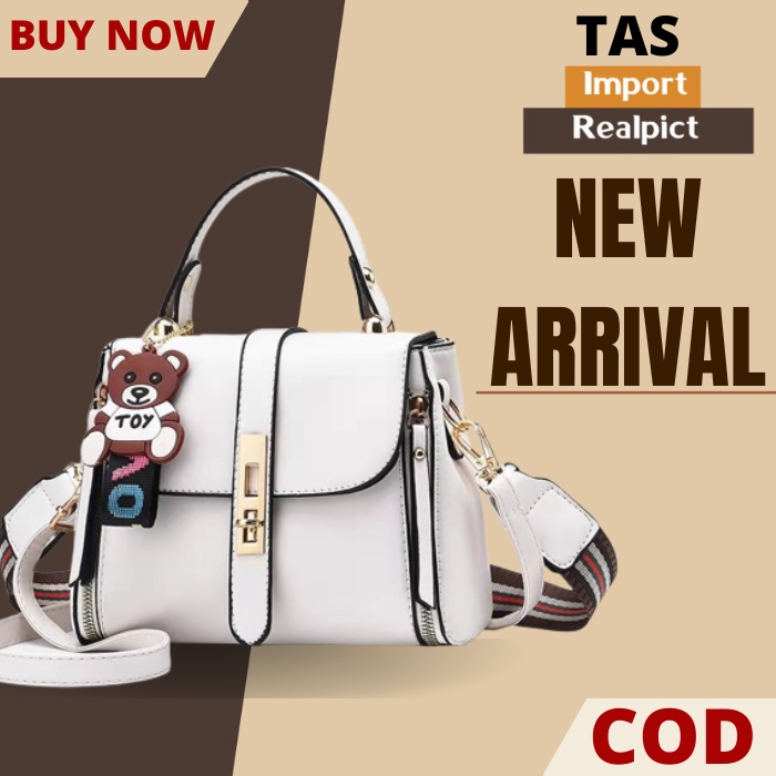 ry010031 tas handbag slempang wanita import premium branded  kekinian kerja kantoran pesta kondangan