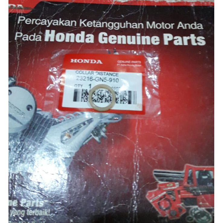 COLLAR DISTANCE ATAU RING PLASTIK RUMAH KOPLING HONDA GRAND SUPRA PRIMA STAR KODE 23216-GN5-910