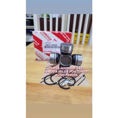 CROSS JOINT KOPEL SPIDER KIT INNOVA HILUX FORTUNER RUSH TERIOS GUT23