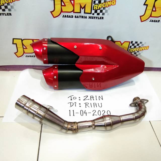 Knalpot custom replika standar racing cbr250rr