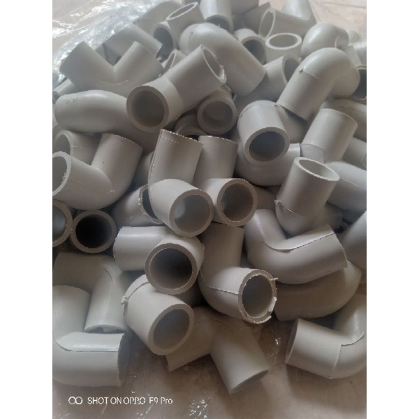 KENI / KNEE / ELBOW elbow ⅝" putih sambungan pipa listrik