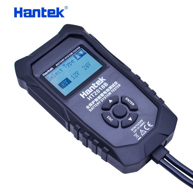 Alat Cek Aki Battery Tester Analyzer Hantek HT2018B 6V 12V 24V