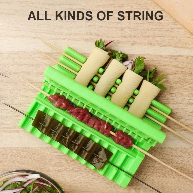 Alat Tusuk Sate BBQ. Alat Bantu Tusuk Daging Sate. Skewers Maker