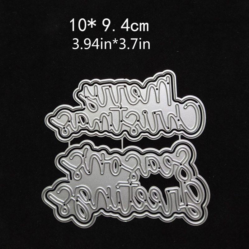 Cetakan Stensil Cutting Dies Motif Snowflake Natal Bahan Metal Untuk Scrapbook / Craft DIY / Embossing