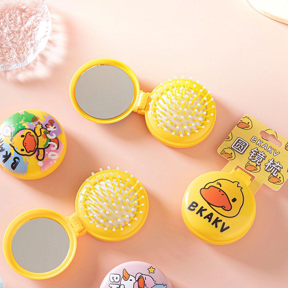 Lanfy Lipat Airbag Sisir Bulat Anak Kids Kecil Air Cushion Kartun Kepala Pijat Gadis Sikat Hairdressing Comb