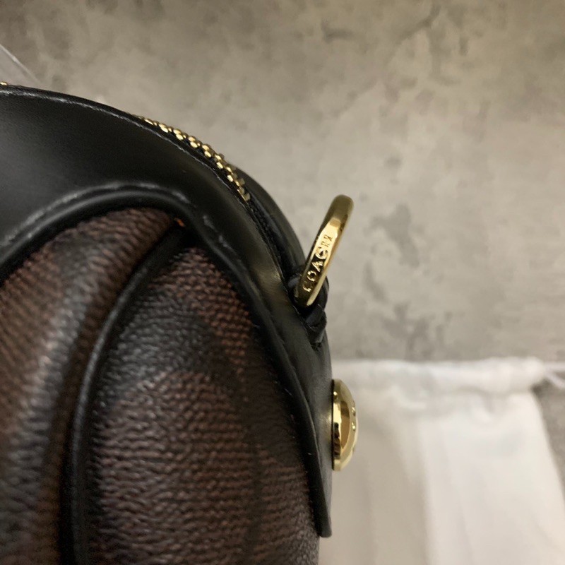 Coach Mini Bennet Satchel Signature smoke Brown