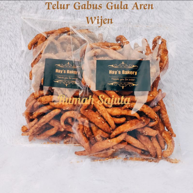 

Telur Gabus Gula Aren Wijen 250gr grosir ecer