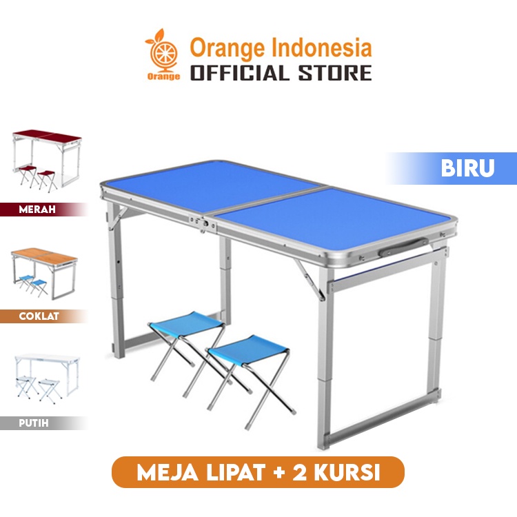 Meja Kerja Lipat Meja Koper Portable Meja Kaki Kotak dan meja kaki bulat WHFURNITURE