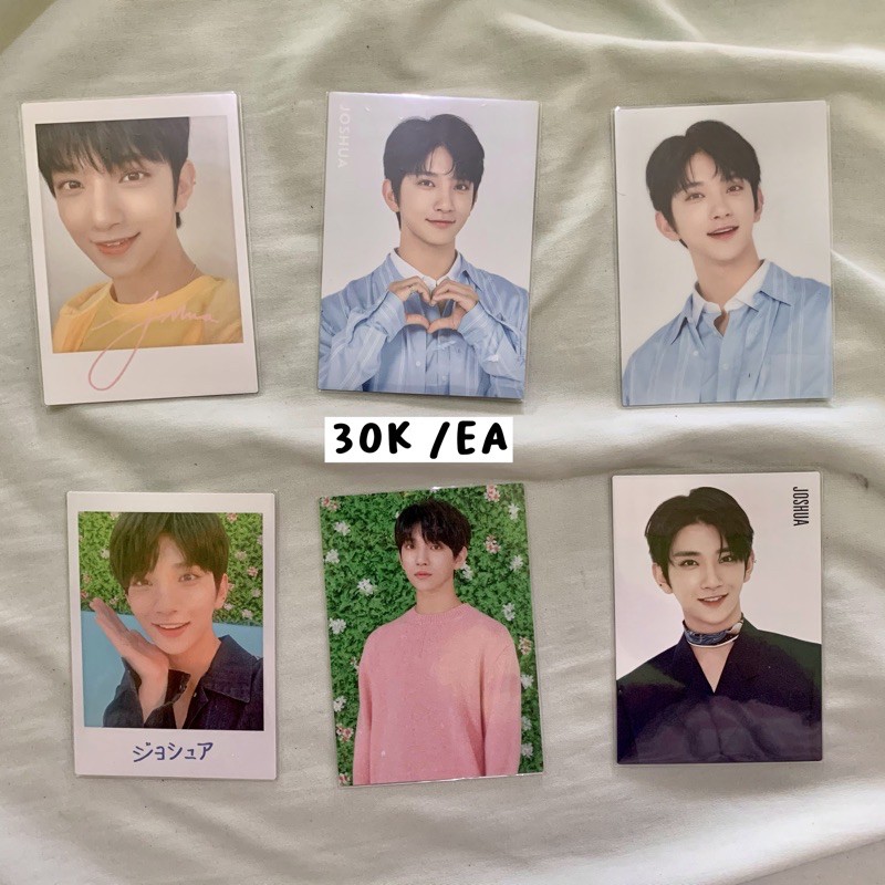 [BOOKED] SEVENTEEN JOSHUA TC Dome Tour, Todome, Shitajiki, Pola Sign, Haru, Holo, Happy Ending