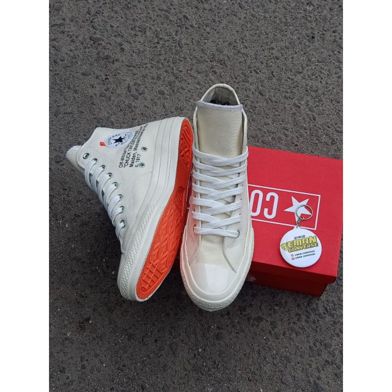 SEPATU SNEAKERS CONV3RSEE HIGH 70'S X OFF WHITE IMPORT QUALITY MADE IN VIETNAM