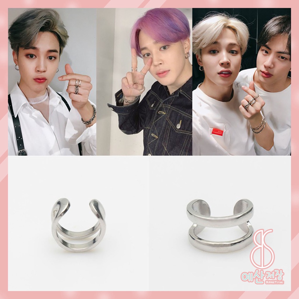 [BS] BISA COD Cincin JIMIN KPOP BTS BT21 Ring Stainless Steel - KP602