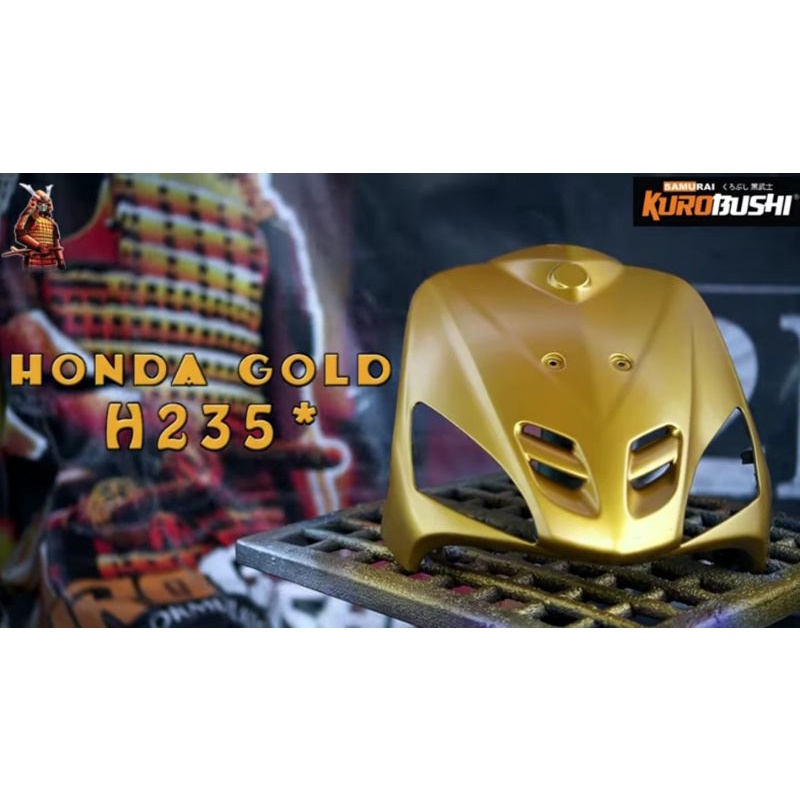 SAMURAI PAINT H235* HONDA GOLD CAT SEMPROT SPRAY PAINT PILOK PILOX