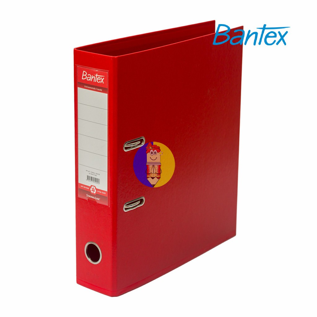 

Bantex Lever Arch File Ordner Plastic A4 7cm Red #1450 09