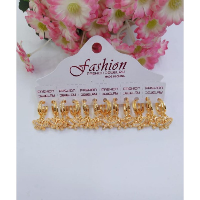 Fourfashion Anting Xuping Motif Kupu-Kupu Terbaru S246