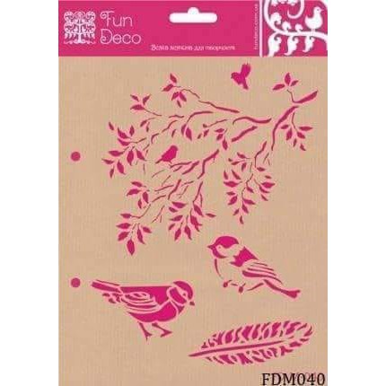 

Fun Deco Stencil ~ FDM040