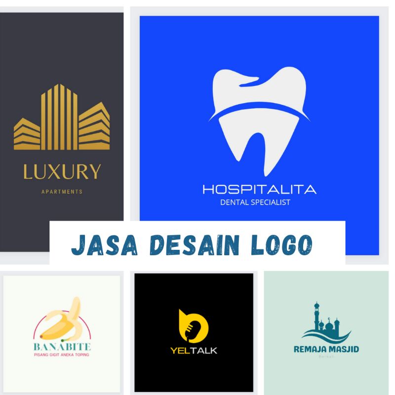 Desain logo olshop aesthetic