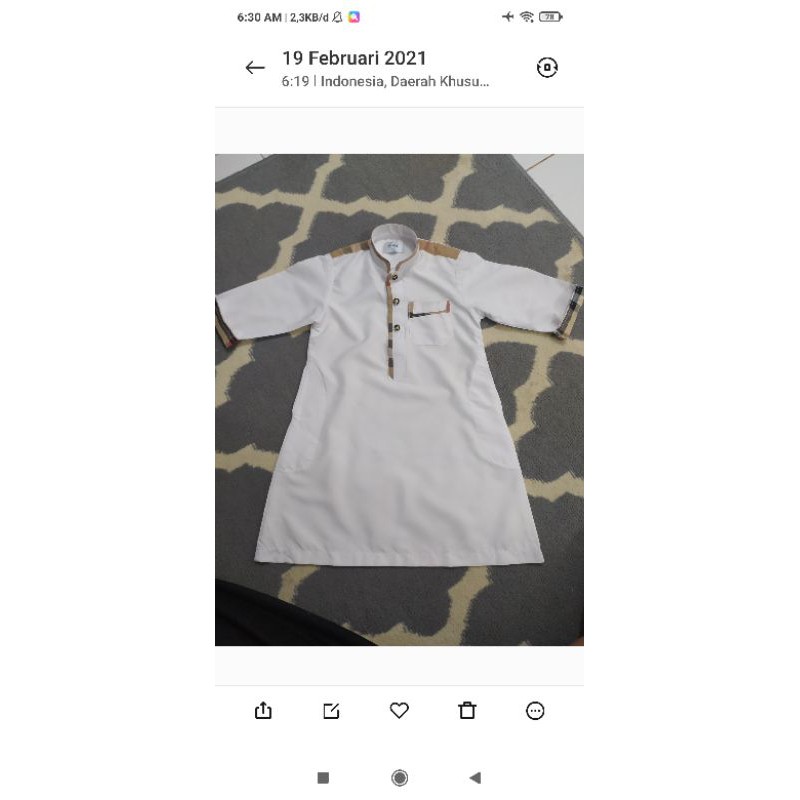jubah anak aqiqah laki-laki (new)