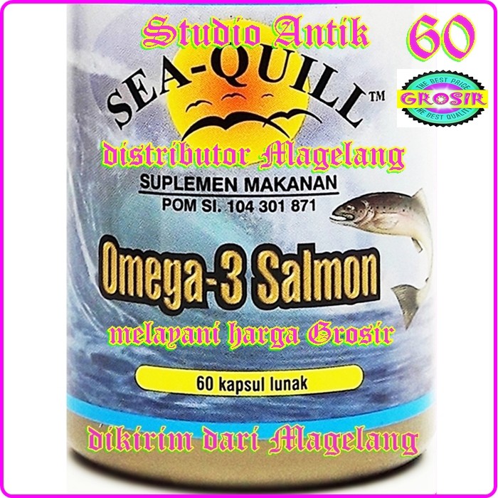 SEA QUILL OMEGA 3 SALMON 120 - SEA QUILL OMEGA 3 100 - SEA QUILL OMEGA 3 60 - SEA QUILL OMEGA 3 120 