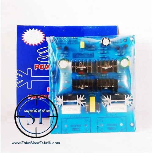 Kit Super Driver Power Amplifier Mono 3 Stage 3 Tingkat System 400-1200W PCB Fiber TR TIP 2955-3055 BL-151