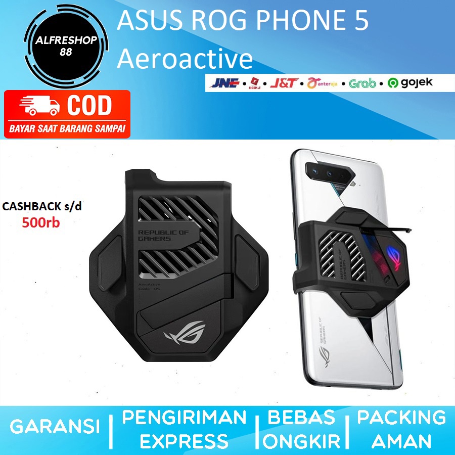 (ORIGINAL) ASUS ROG PHONE 5 Aeroactive Cooler Fan Cooling ROG 5 BNIB