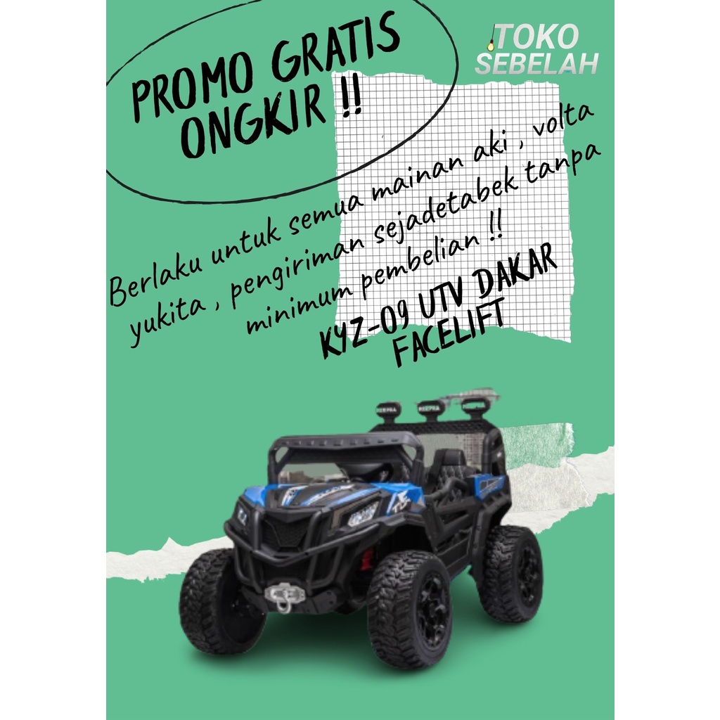 Mainan Anak MOBIL AKI UTV Dakar Facelift - KYZ 09