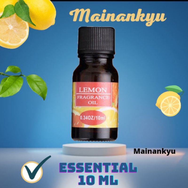 (MAINANKYU) Pyria Essential Oils Minyak Aromatherapy Diffusers 10ml LEMON - RH-15 Essential oil