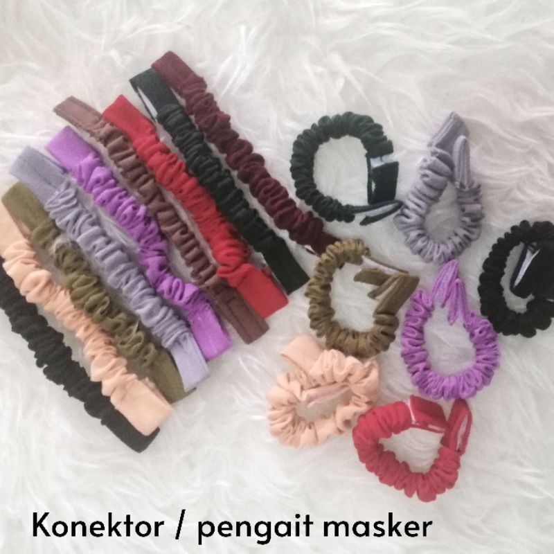 kONEKTOR PENGAIT TALI MASKER PEREKAT