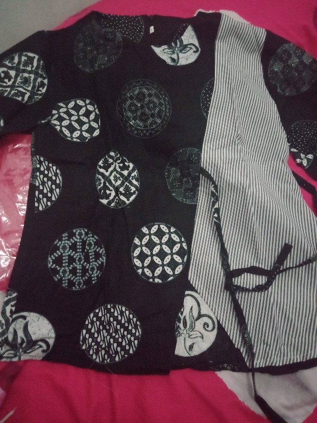 Batik Wanita Asj Sa Hrb026 Kenongo Kemeja Tosca Pendek