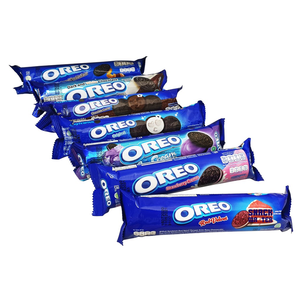 

Oreo Sandwich Roll Red Velvet All Varian - Netto 123 gr