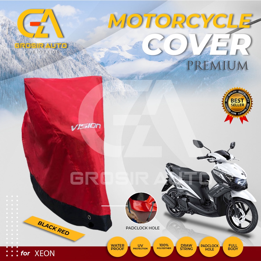 SARUNG PENUTUP BODY COVER / SELIMUT MOTOR XEON VISION PREMIUM WATERPROOF