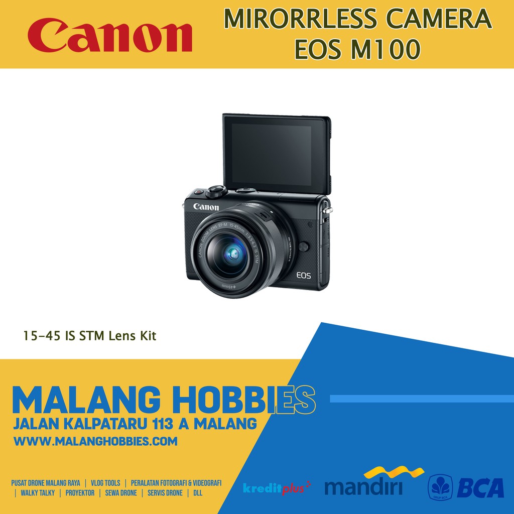 Canon EOS M100 Kit EF-M 15-45mm