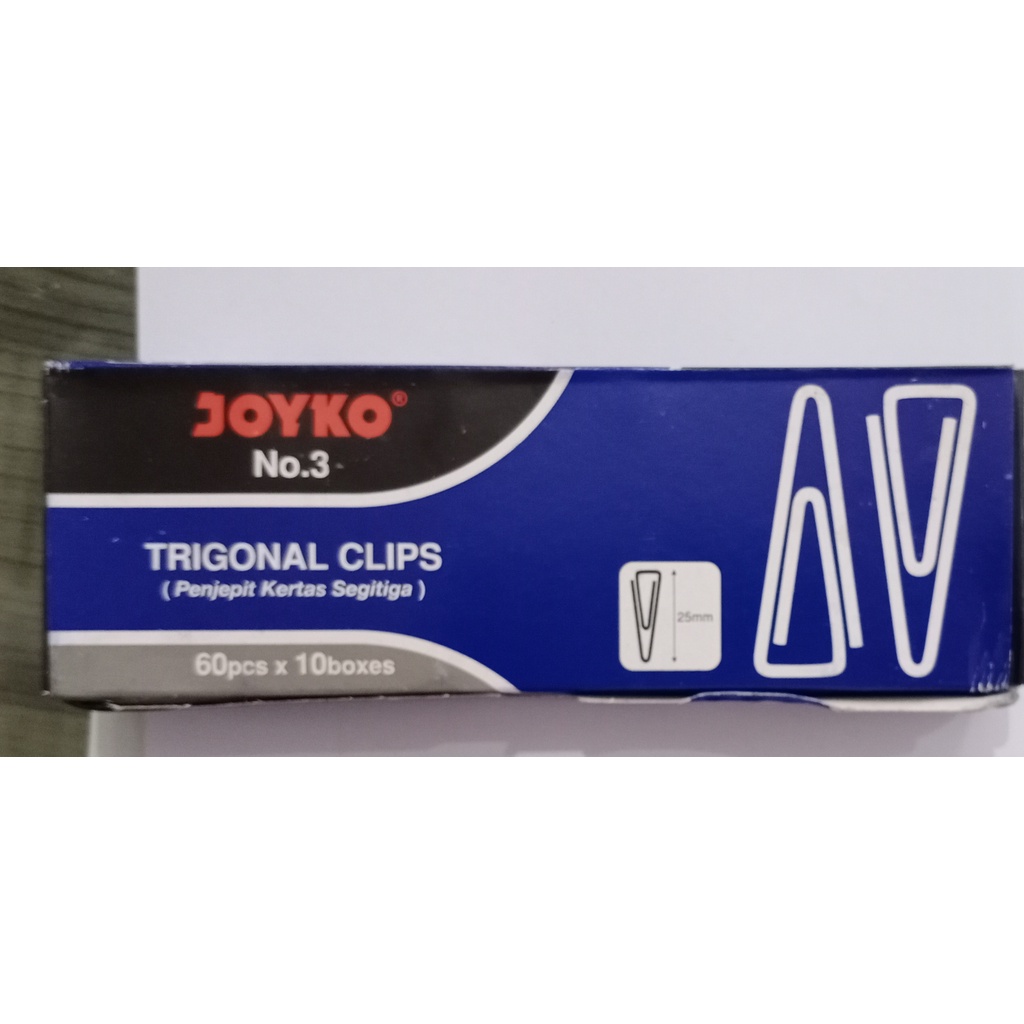 

(Kotak Kecil) Trigonal Clips No 3 Joyko