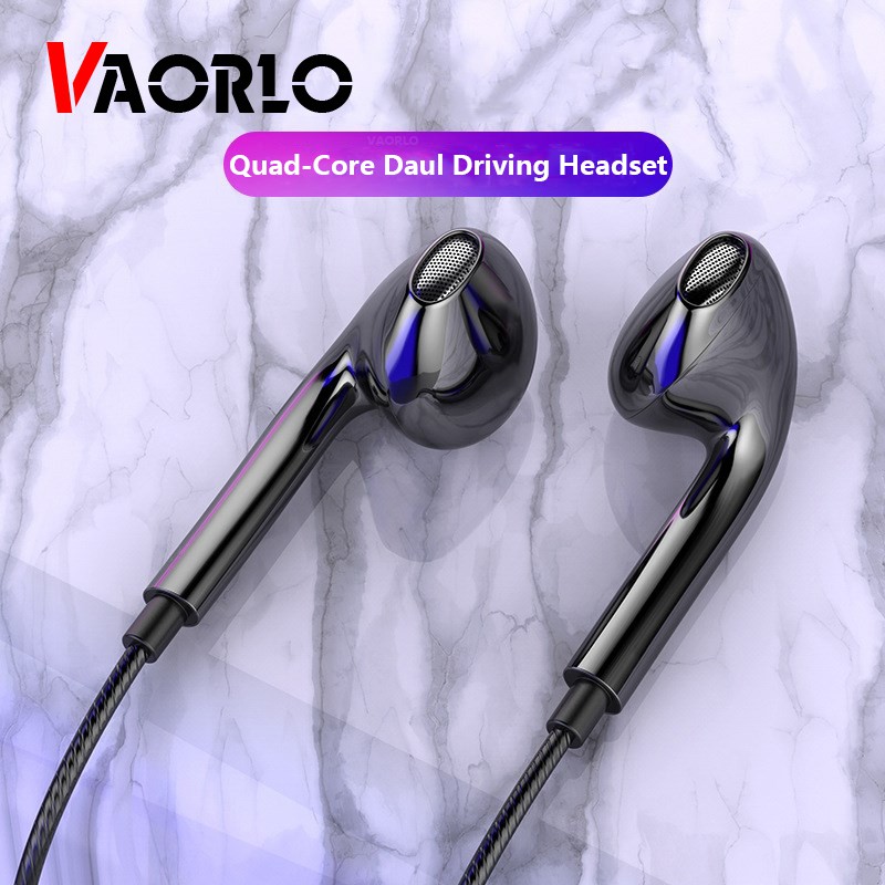 Headset Bass Stereo 5 Warna Dengan Kabel Untuk Olahraga / Musik / Smartphone