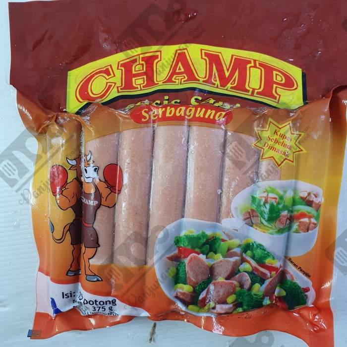 Jual Champ Sosis Sapi Serbaguna 375G Isi 15 Pcs Indonesia|Shopee Indonesia