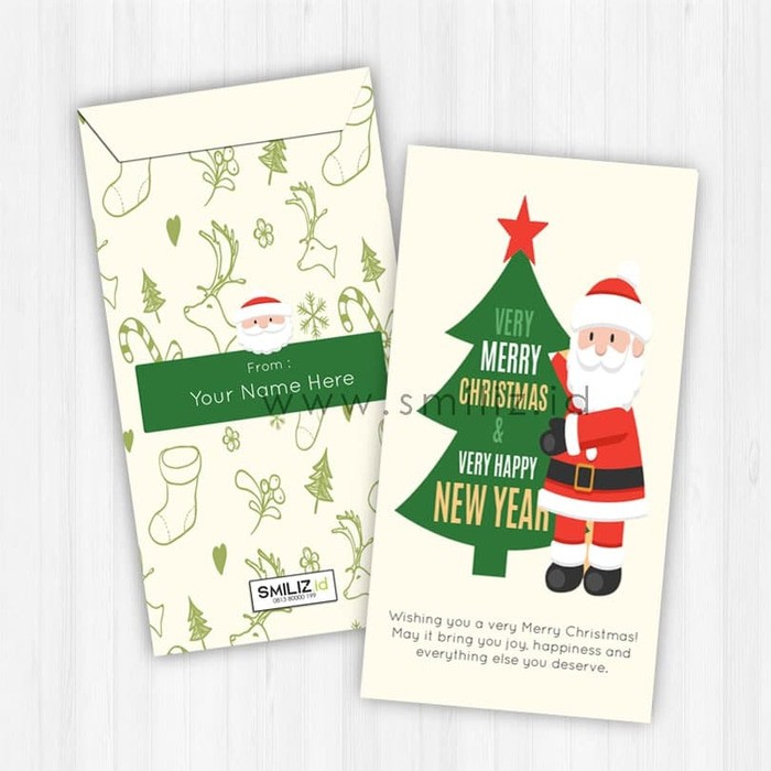 

Amplop Angpao Natal Santa Claus Lucu 2021