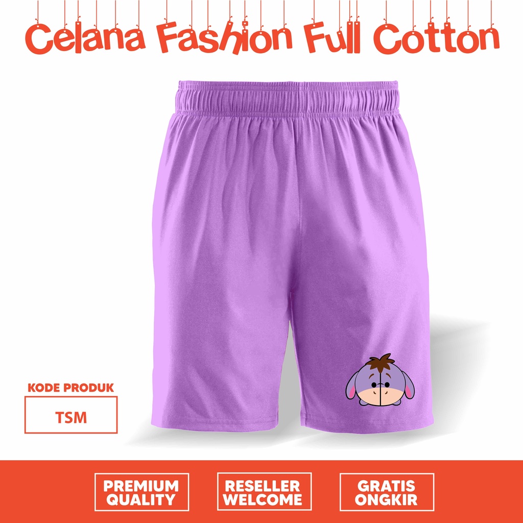 [CELANA ANAK] Celana pendek anak Winnie the pooh piglet tiger eeyore kidswear full color