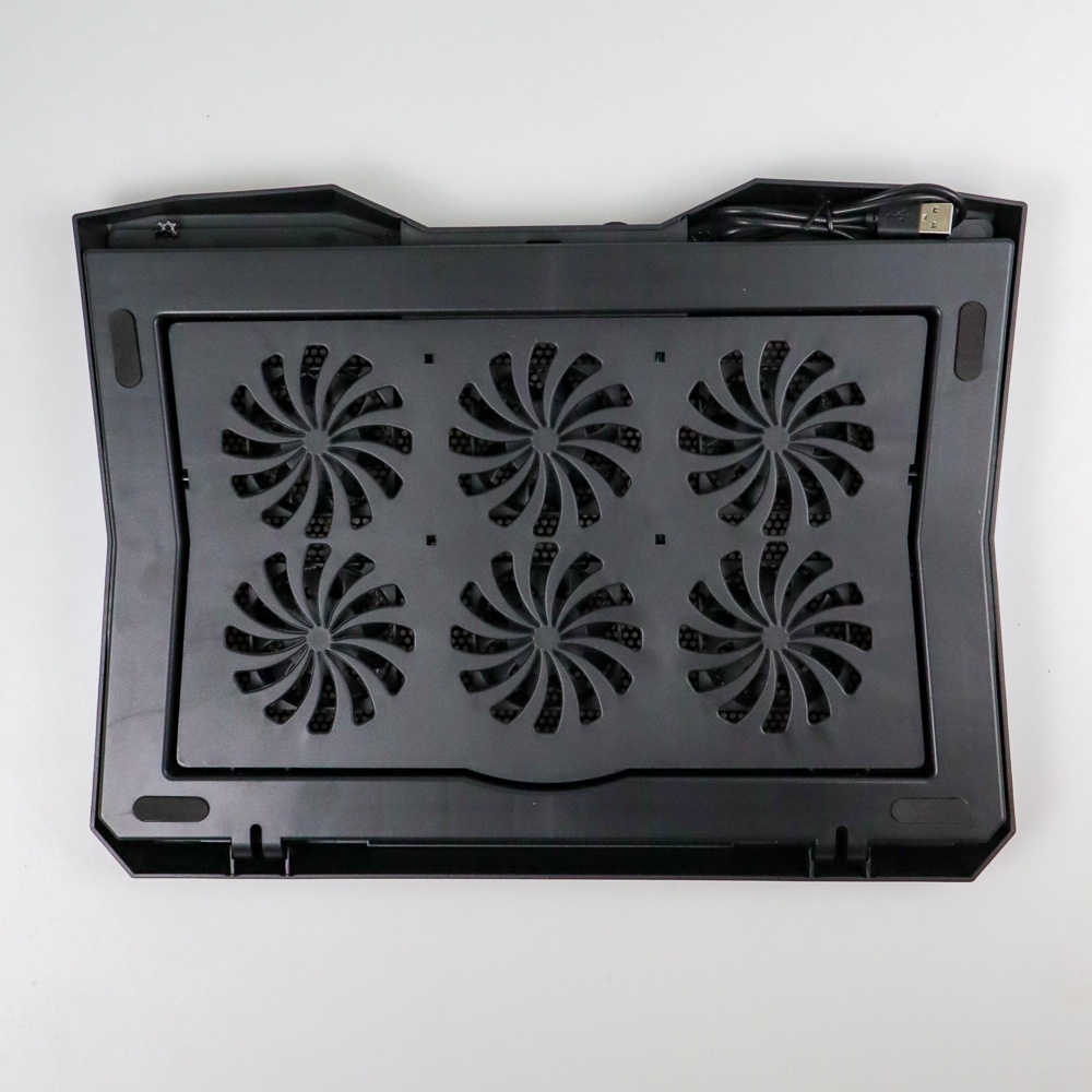 SD8 taffware mc gaming cooling pad laptop 6 fan - q3 - black By Pro