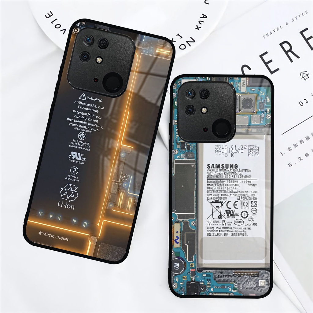 [SP43] Case Kilau Xiaomi Redmi 10C | Casing Hp Glossy | Motif Mesin