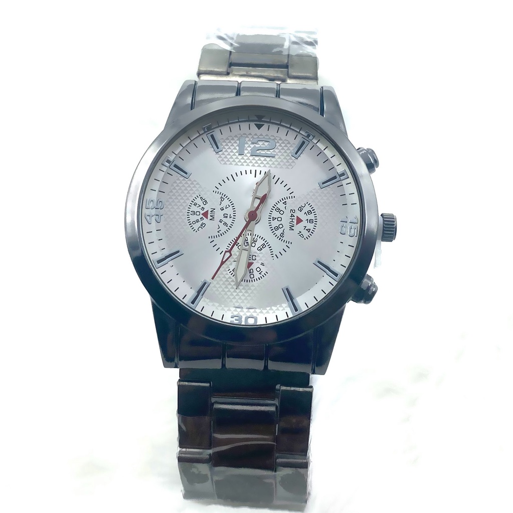 JAM TANGAN  Stainless Steel  SWS#02 WANITA BULAT RANTAI