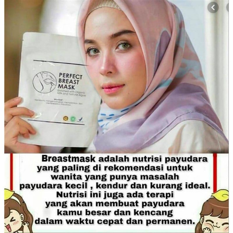 [TERLARIS] PERFECT BREAST MASK 100% ORIGINAL | PEMBESAR PAYUDARA | PENGENCANG PAYUDARA | PERAWATAN P