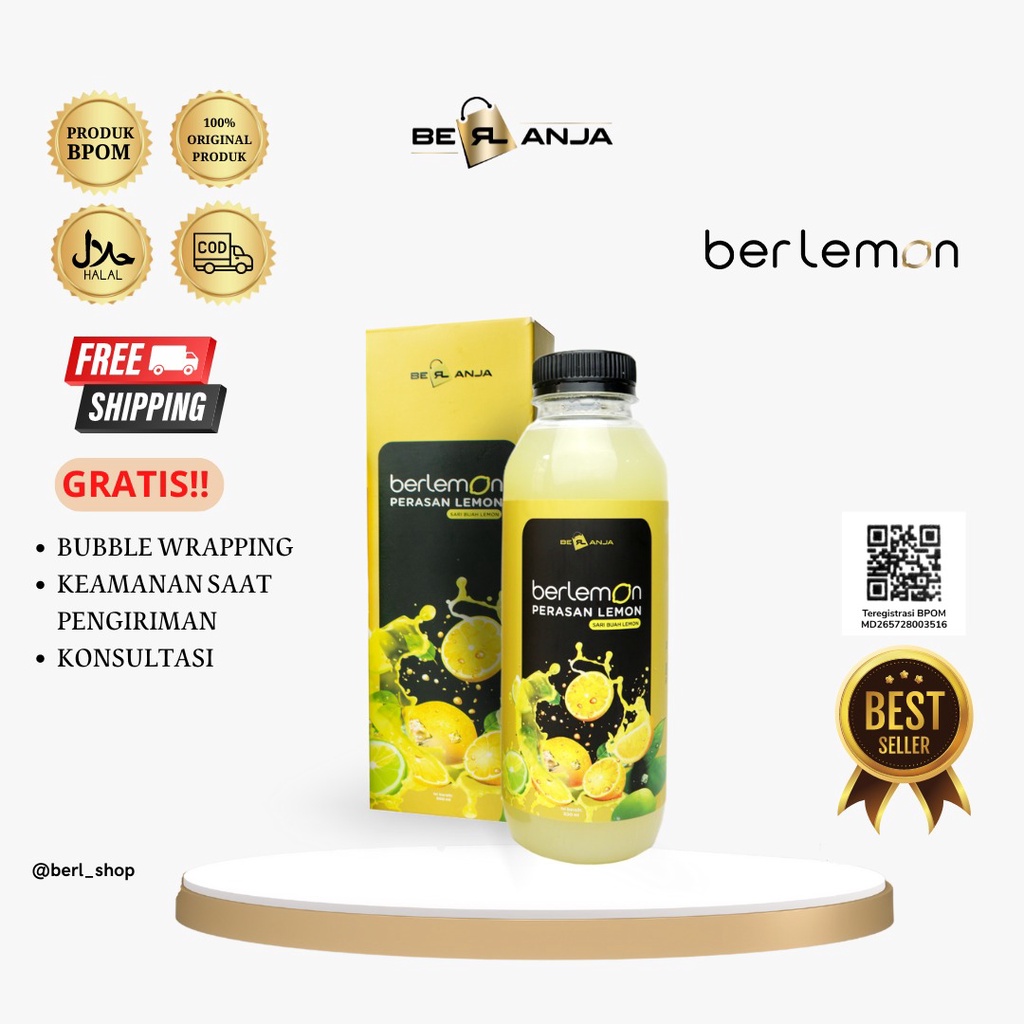 

B ERL Berlemon 100 % Pure lemon 500 ML | B ERL Original