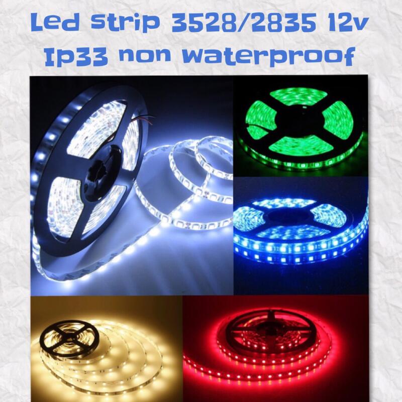 LED Strip SMD 3528 12V IP33 Indoor Non Waterproof Per Roll 5 Meter