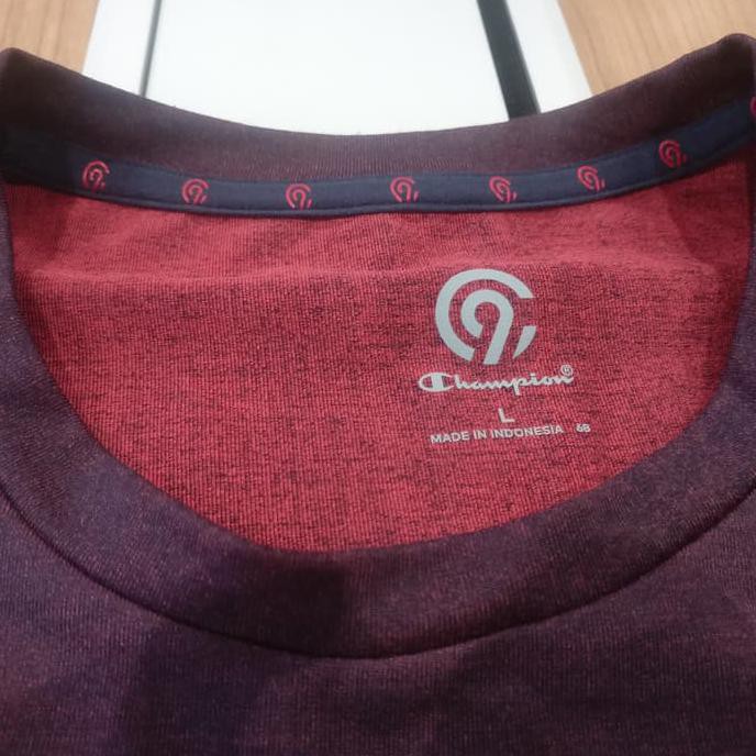 Diskon Kaos Olahraga C9 Champion Compression T-Shirt Original - Maroon, L Terbaru