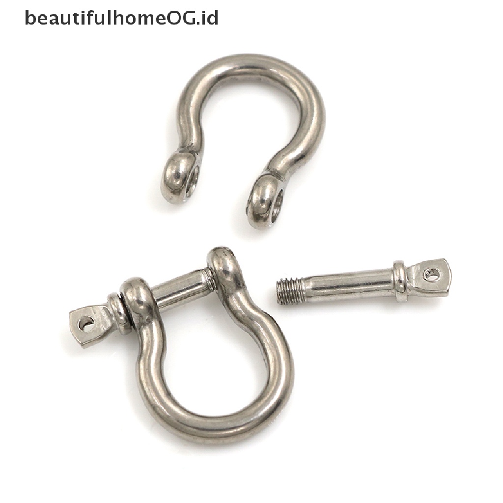 5pcs Sekrup pin shackle bow Rigging m4 304 stainless steel