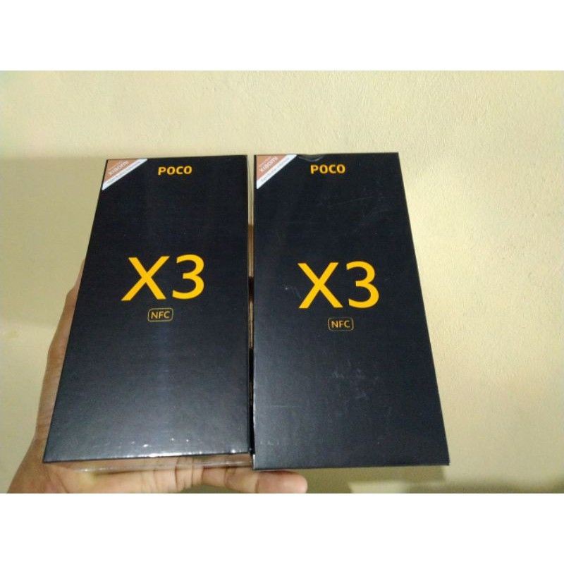 HP BARU POCO X3 NFC 6/64 BNIB SEGEL Garansi Resmi New 6 6GB 64 64GB Xiaomi