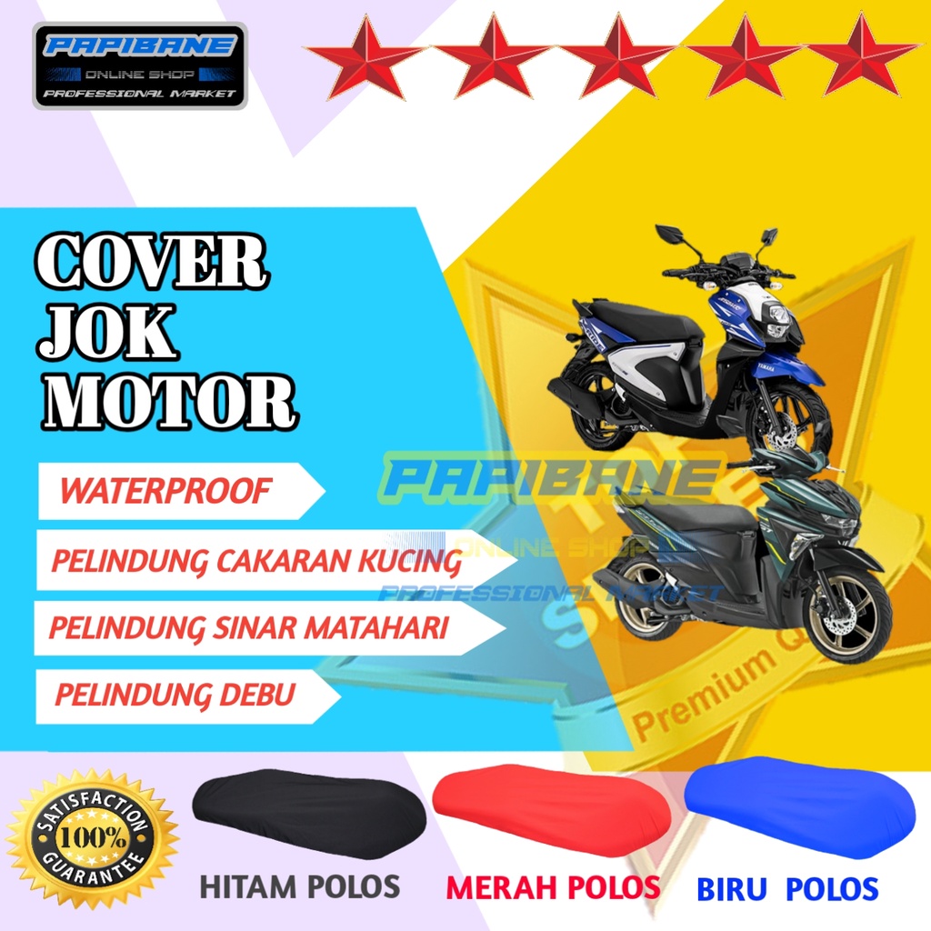 Sarung Jok Motor/Penutup Jok  X-RIDE/SOUL GT/BEAT/SCOOPY/GENIO/NUVO/VARIO 110-150 CC / Pelapis jok m