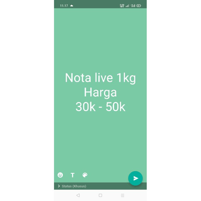 nota live penonton